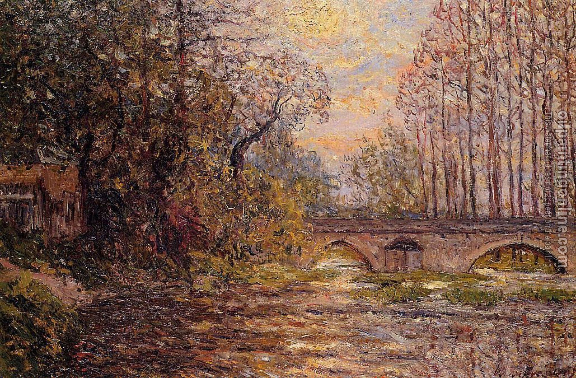 Maufra, Maxime - Sunset on the Loir, Lavardin